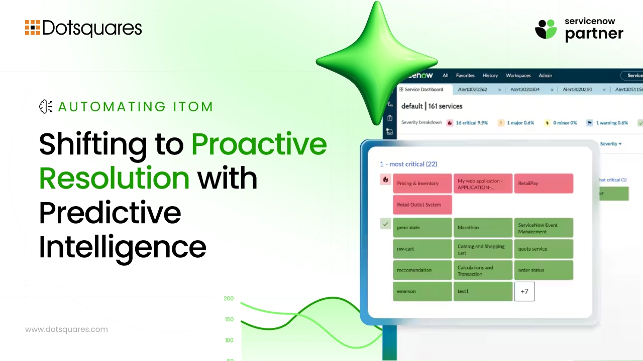 Automating ITOM: Shifting to Proactive Resolution with Predictive Intelligence