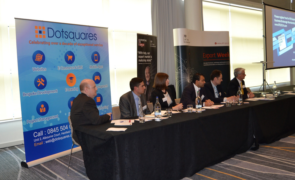 DotSquares provides their expertise and knowledge to help launch UKTI Export Week 2014