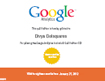 Google Analytics Certificate Divya