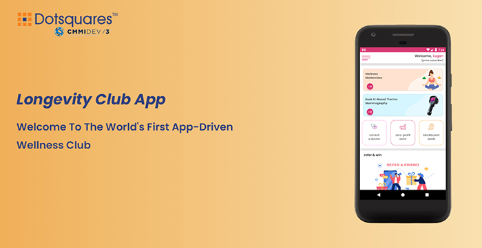 How did Dotsquares help "Longevity Club App" to hit it's goals?